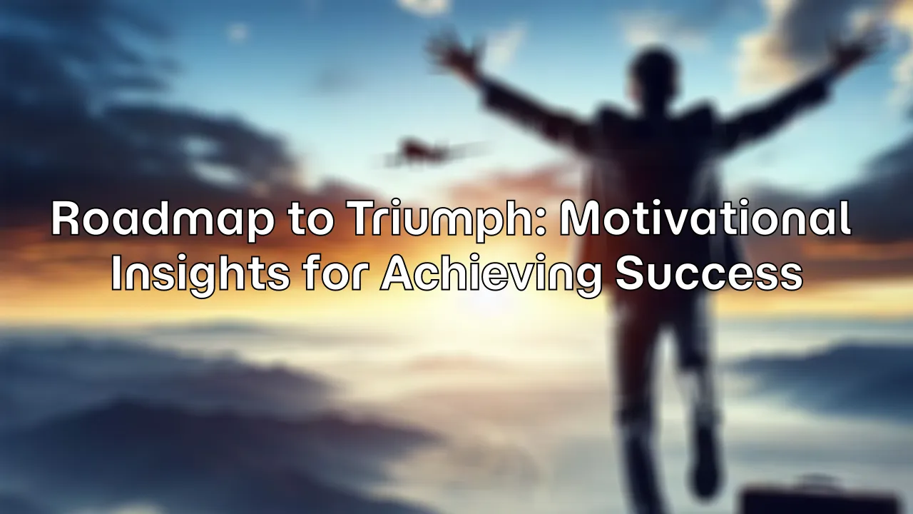 Roadmap to Triumph: Motivational Insights for Achieving Success