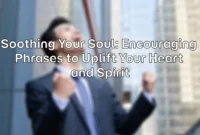 Soothing Your Soul: Encouraging Phrases to Uplift Your Heart and Spirit