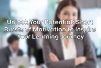 Unlock Your Potential: Short Bursts of Motivation to Inspire Your Learning Journey Unlock Your Potential: Short Bursts of Motivation to Inspire Your Learning Journey